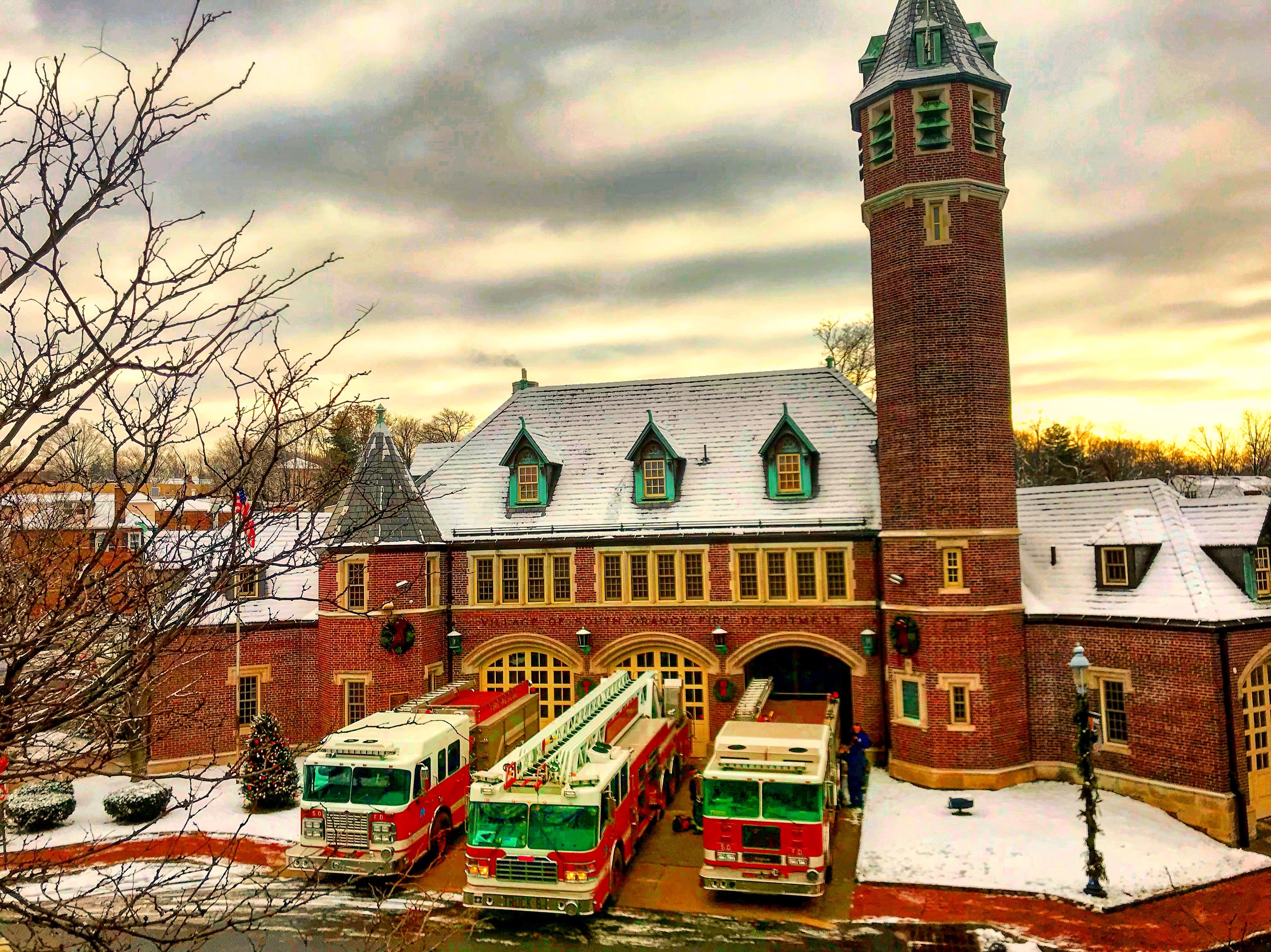 South Orange Fire Department in winter
